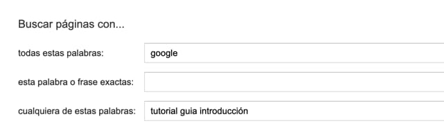 Formulario De Búsqueda Avanzada De Google 2