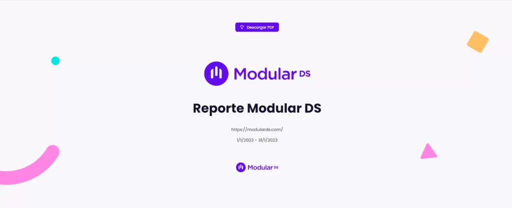 Reporte Modular Landing Page